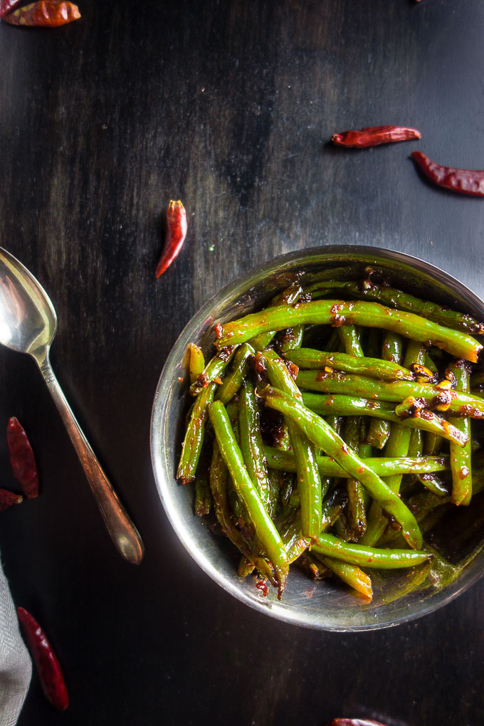 Spicy Stir Fried Sichuan Green Beans - Went Here 8 This