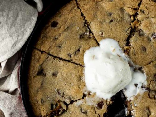 Deep-Dish Chocolate Chip Skillet Cookie Recipe