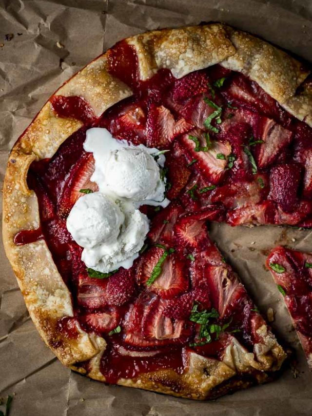 Rustic Strawberry Galette Story