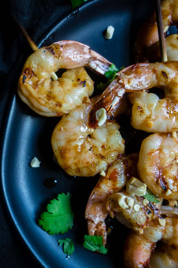 Thai Grilled Shrimp Kabobs with Coconut Sticky Rice - Went Here 8 This