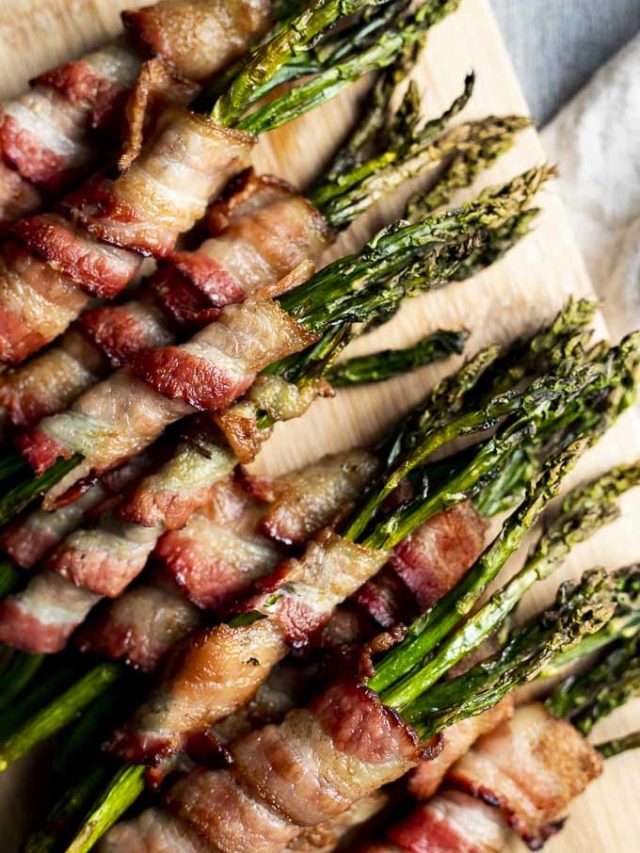 Bacon Wrapped Asparagus Story