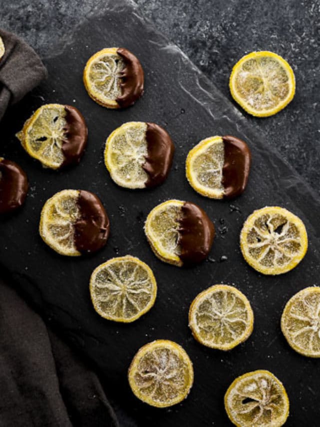 HOW TO MAKE CANDIED LEMON SLICES STORY
