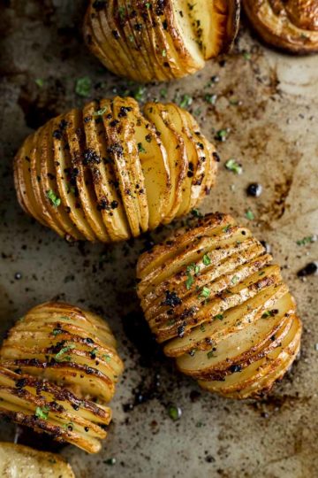 Hasselback Potato Recipe with Garlic - Went Here 8 This