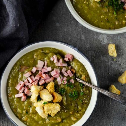 Instant Pot Split Pea Soup - The Kitchen Magpie