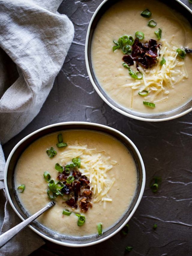 Instant Pot Cauliflower Soup Story