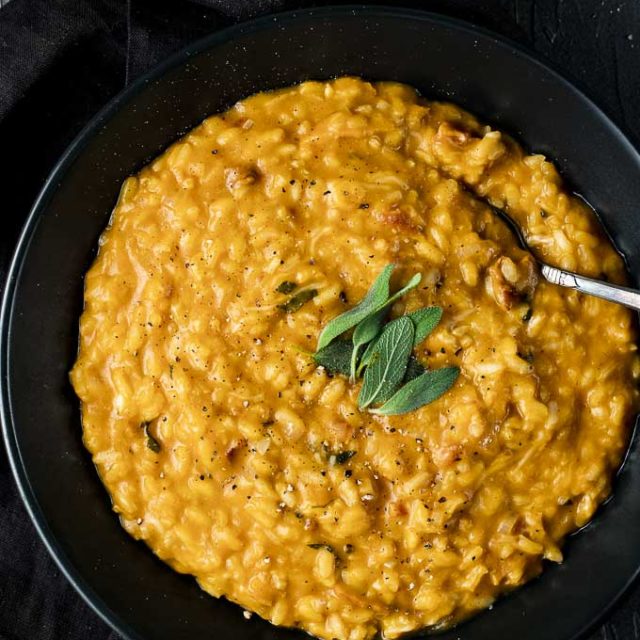 Rich & Creamy Pumpkin Risotto - Went Here 8 This