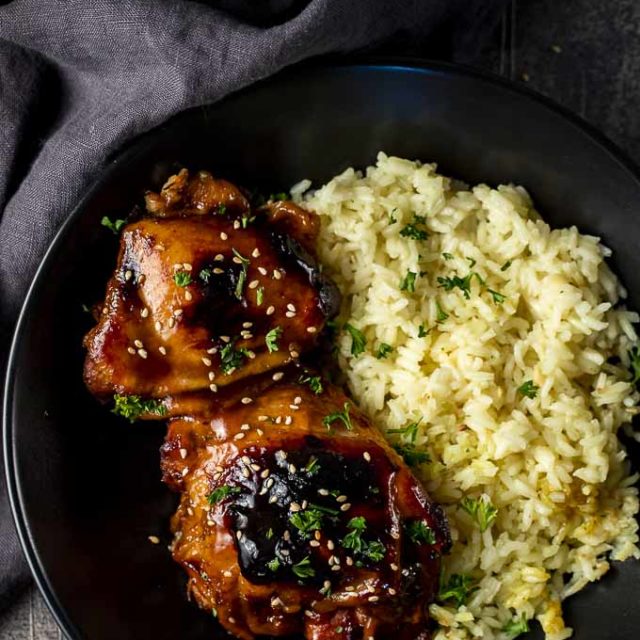 Slow Cooker Teriyaki Chicken Thighs - Went Here 8 This