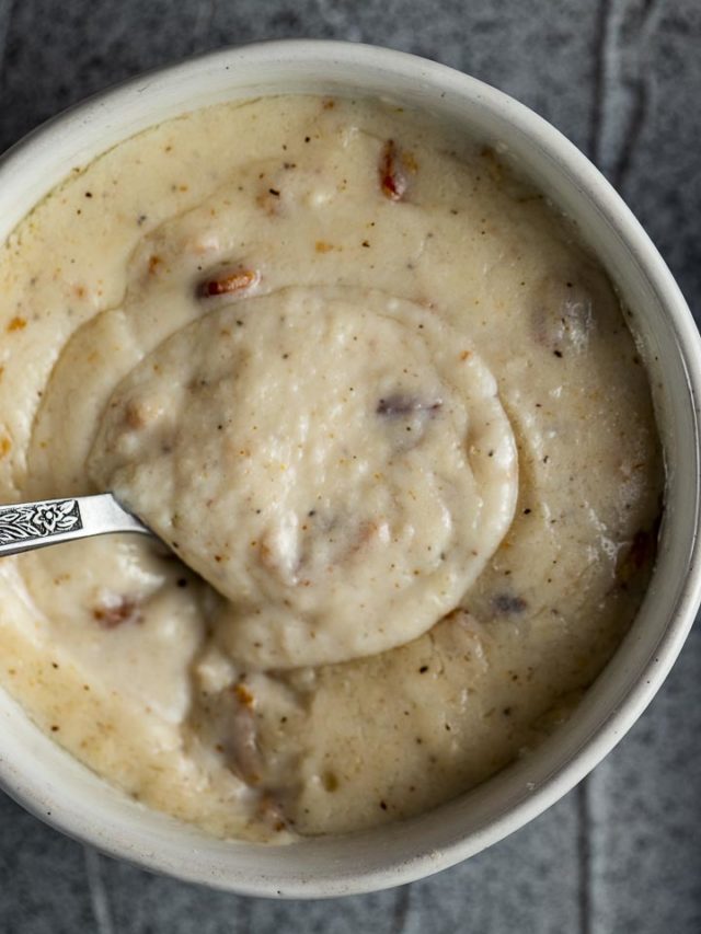 Creamy Bacon Gravy Story