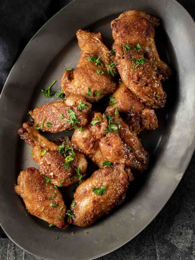 Baked BBQ Chicken Wings Story