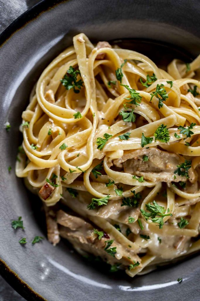 One Pot Chicken Cordon Bleu Pasta - Went Here 8 This