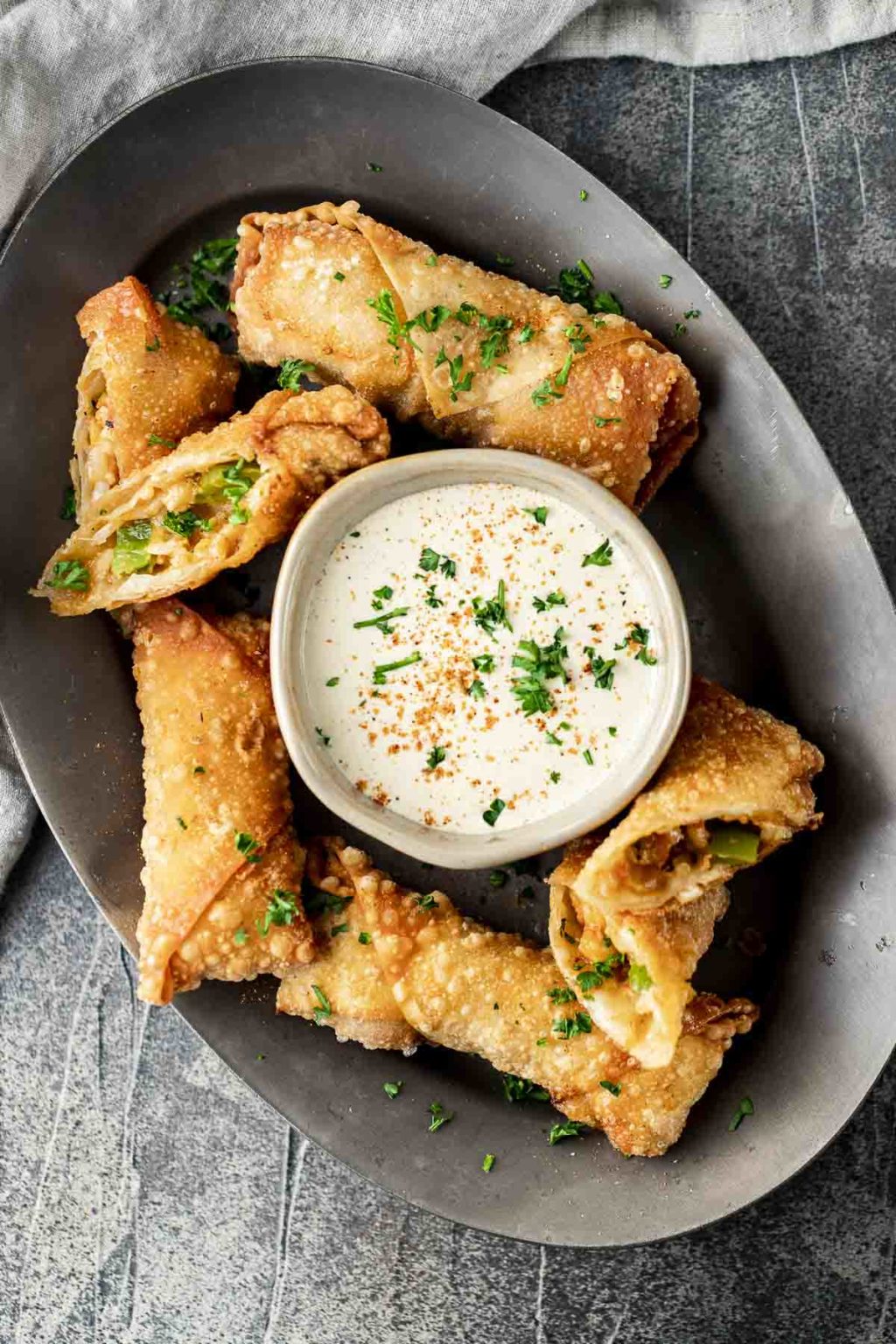 Crispy Cajun Crawfish Egg Rolls - Went Here 8 This