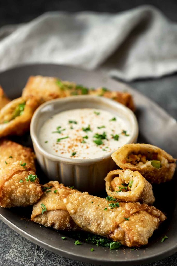 Crispy Cajun Crawfish Egg Rolls - Went Here 8 This