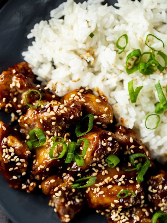 AIR FRYER SESAME CHICKEN STORY - Went Here 8 This