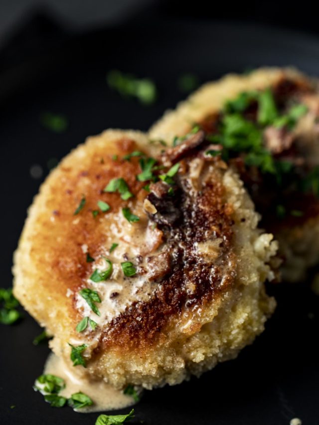 Crispy Fried Risotto Cakes Story