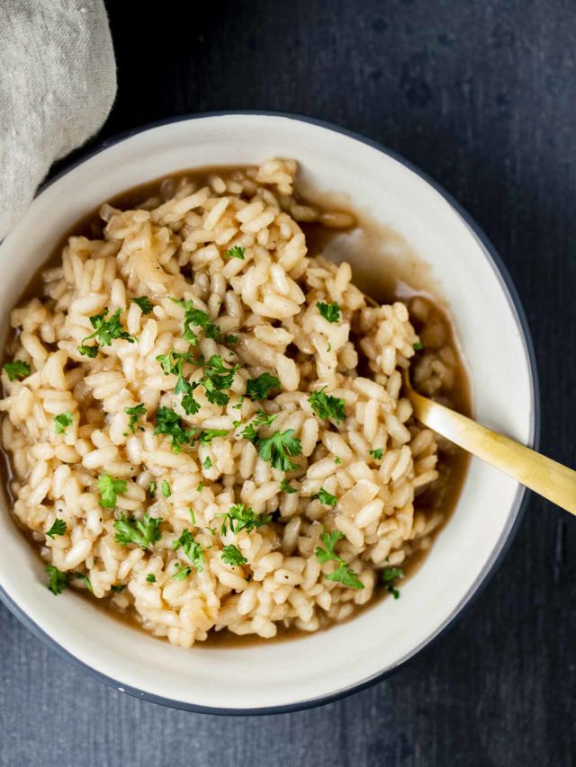 Creamy Black Truffle Risotto Story