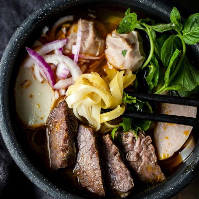 Bun Bo Hue Recipe (Spicy Beef Noodle Soup) - Went Here 8 This