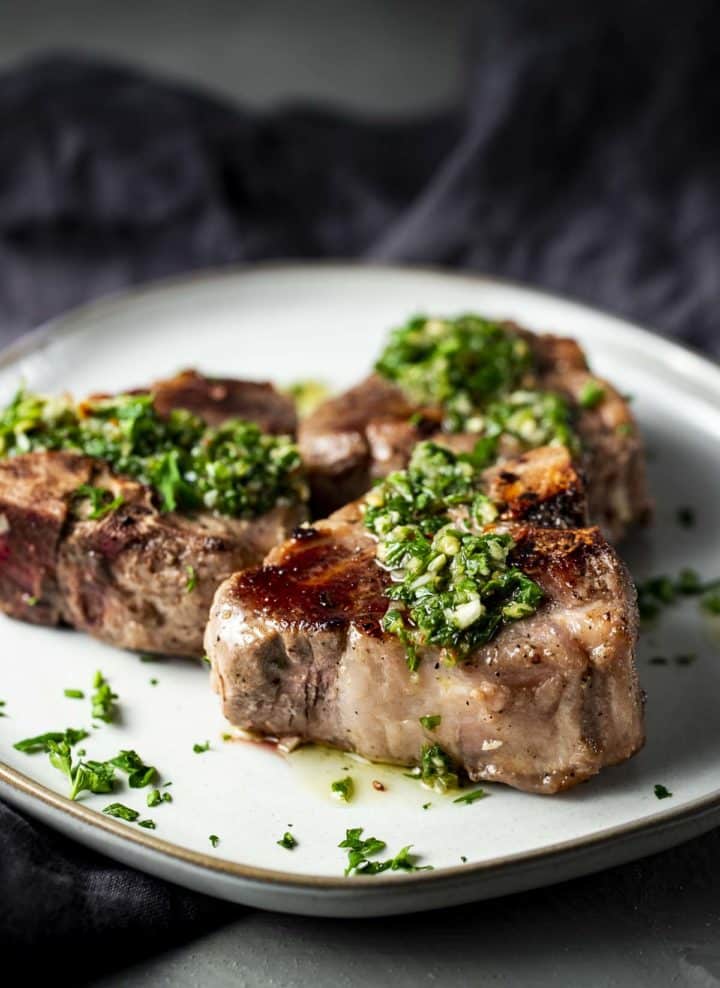 Sous Vide Lamb Chops with Mint Chimichurri - Went Here 8 This
