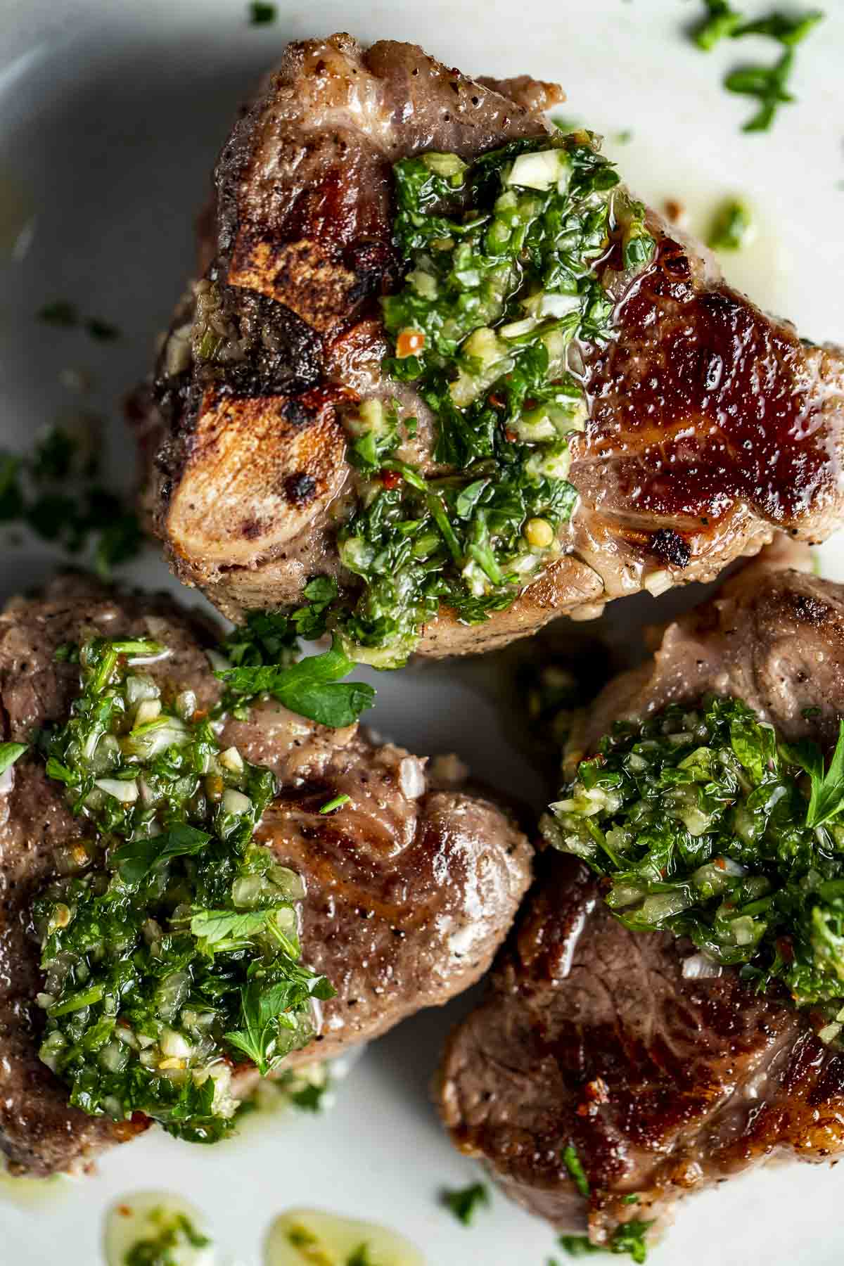 Sous Vide Lamb Chops with Mint Chimichurri - Went Here 8 This