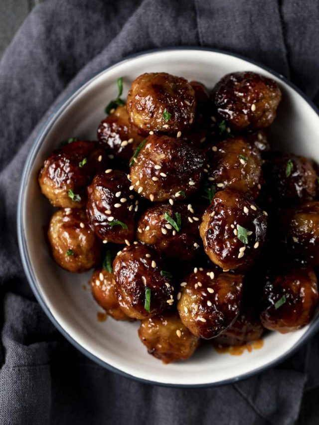 Air Fryer Frozen Meatballs Story