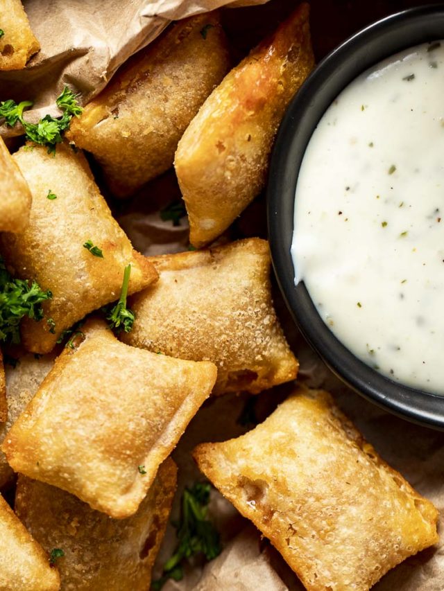 Air Fryer Frozen Pizza Rolls Story