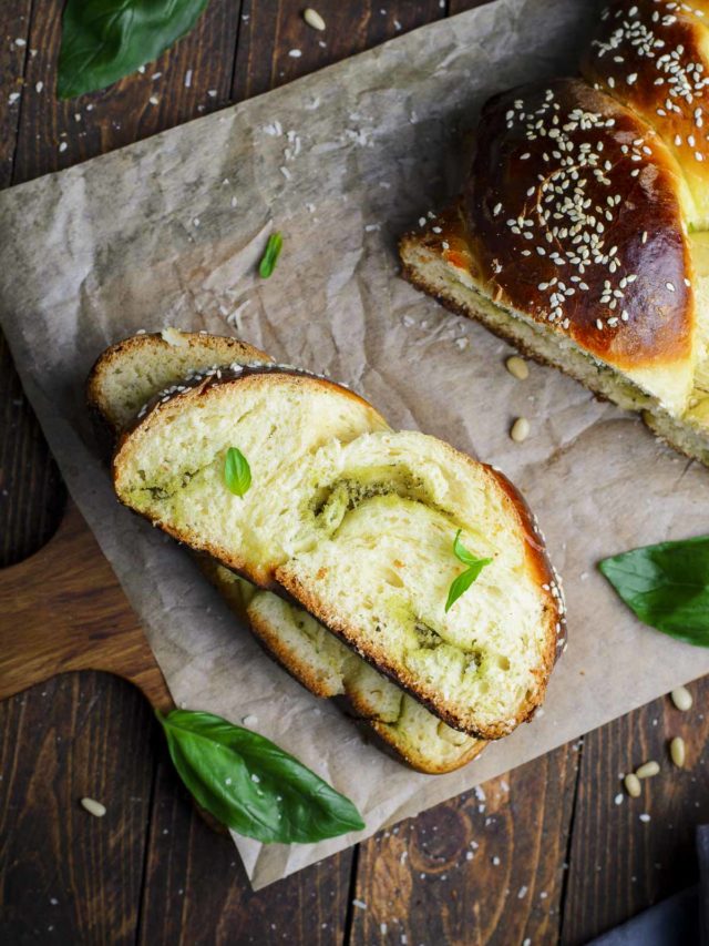 Pesto Challah Bread Story