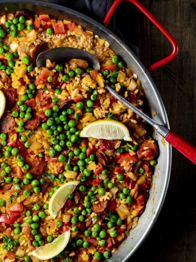 Spanish Chicken and Chorizo Paella Story