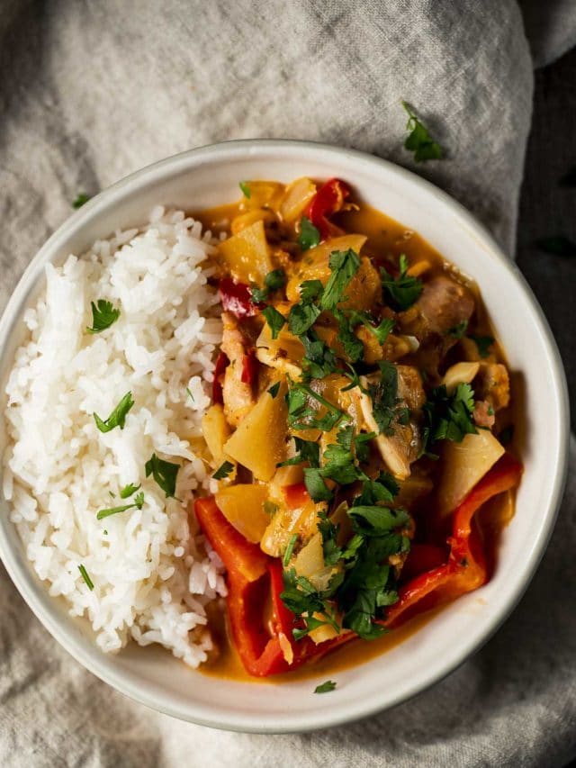 Thai Pineapple Chicken Curry Story