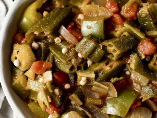 Smothered Okra (qt.) – Rachael's At Home