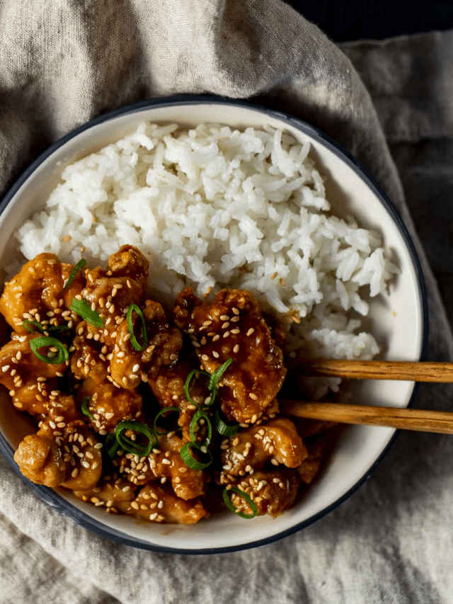 Air Fryer Orange Chicken Story