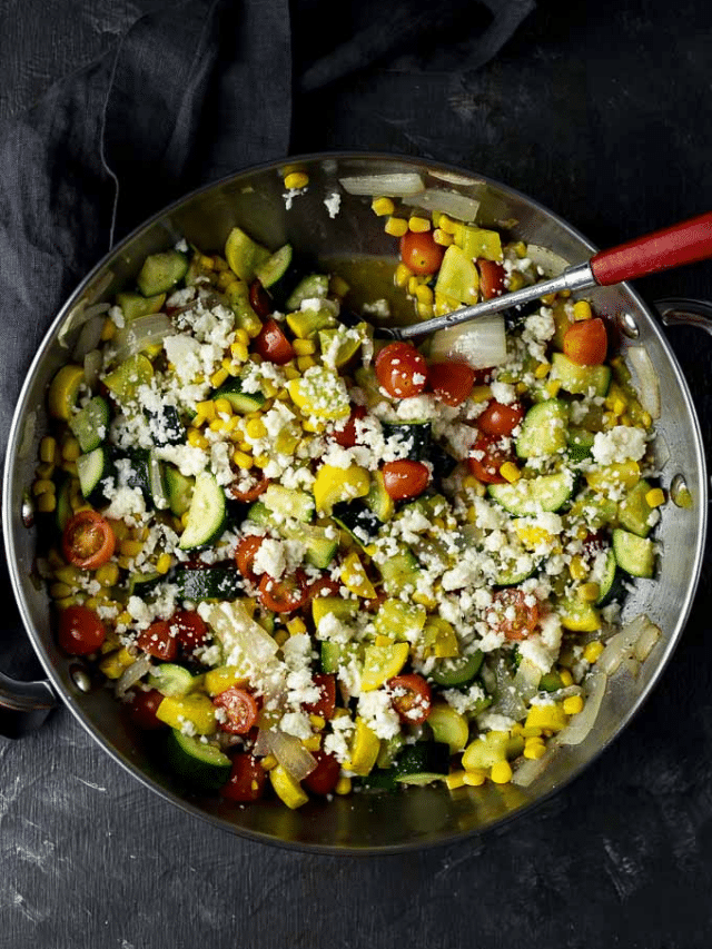 Calabacitas Recipe (Zucchini with Corn & Cheese) Story