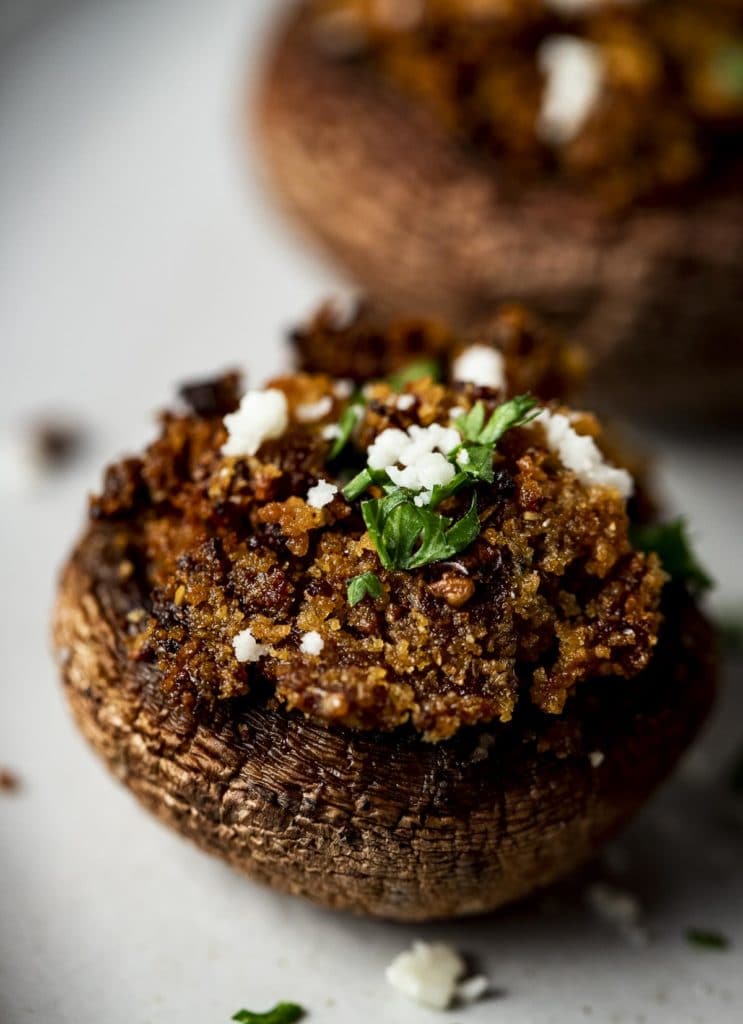 Air Fryer Stuffed Mushrooms - Went Here 8 This