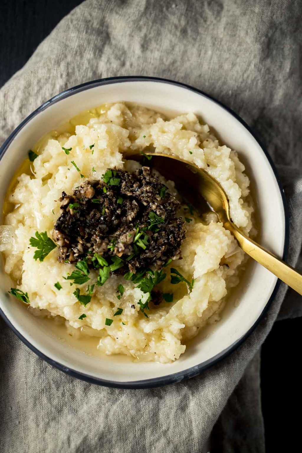 Sous Vide Risotto with Mushroom Pesto - Went Here 8 This