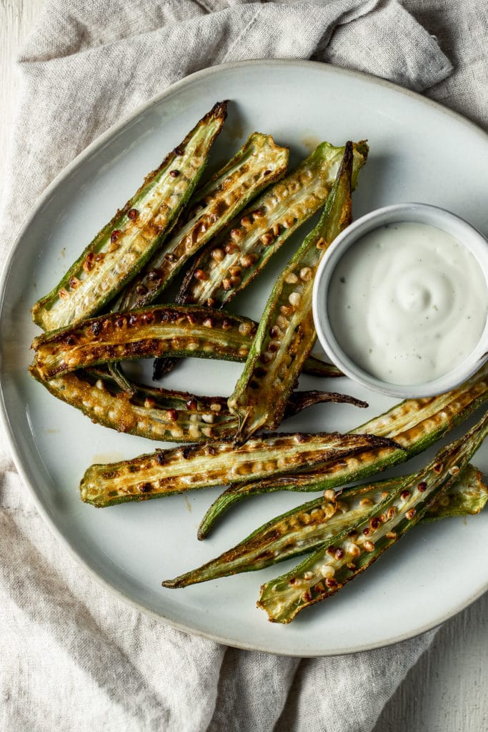 Air Fryer Okra - Went Here 8 This