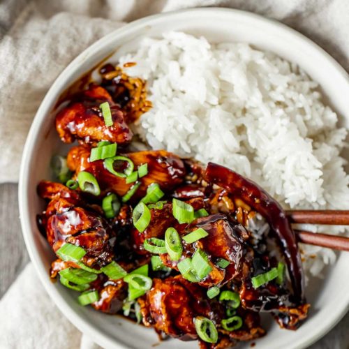 Healthier General Tso's Chicken with Tiger Rice Cooker JAX