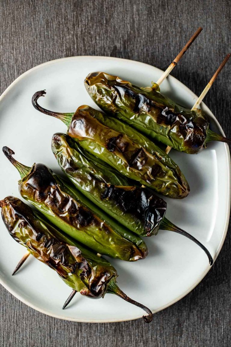 Easy Whole Roasted Jalapeno Peppers Charred Jalapenos Went Here 8 This   Roasted Jalapenos 3 768x1152 