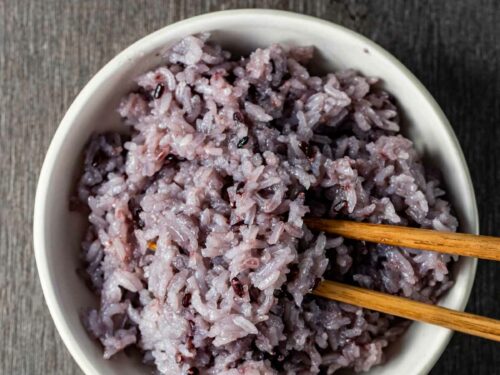 How To Cook Purple Rice In Rice Cooker 