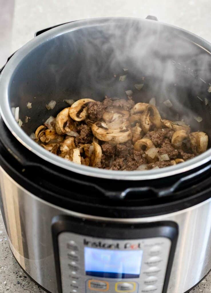 Instant Pot Ground Beef Stroganoff - Went Here 8 This