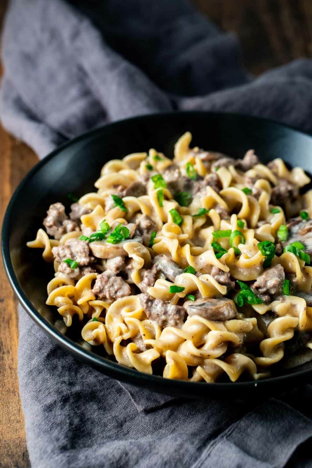 Instant Pot Ground Beef Stroganoff - Went Here 8 This