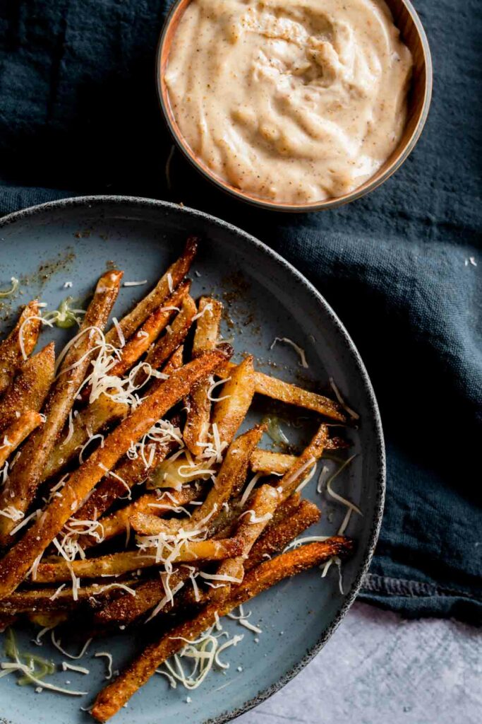 Parmesan Truffle Fries with Truffle Mayonnaise - Went Here 8 This