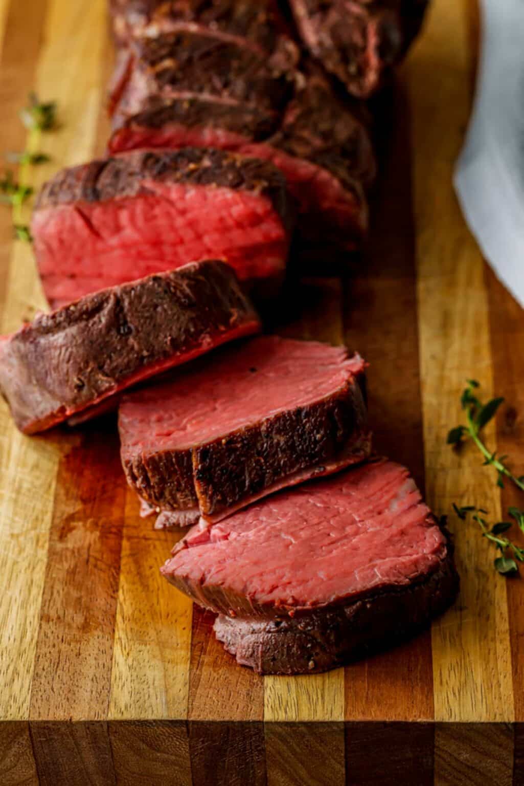 Sous Vide Beef Tenderloin with Red Wine Mushroom Sauce - Went Here 8 This