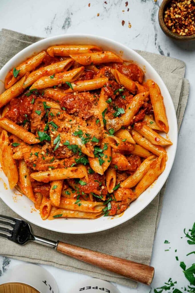 Spicy Chicken Pasta - Ultimate One-Pot Meal! - Went Here 8 This