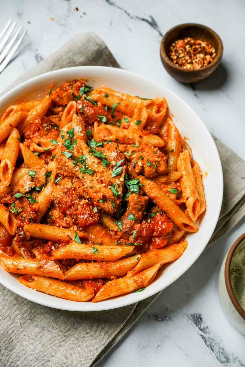 Spicy Chicken Pasta - Ultimate One-Pot Meal! - Went Here 8 This