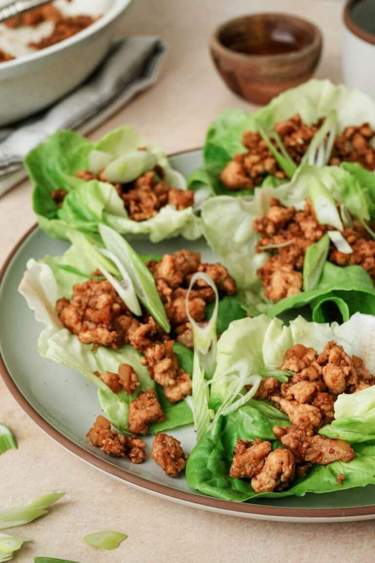 Szechuan Chicken Lettuce Wraps Recipe - Went Here 8 This