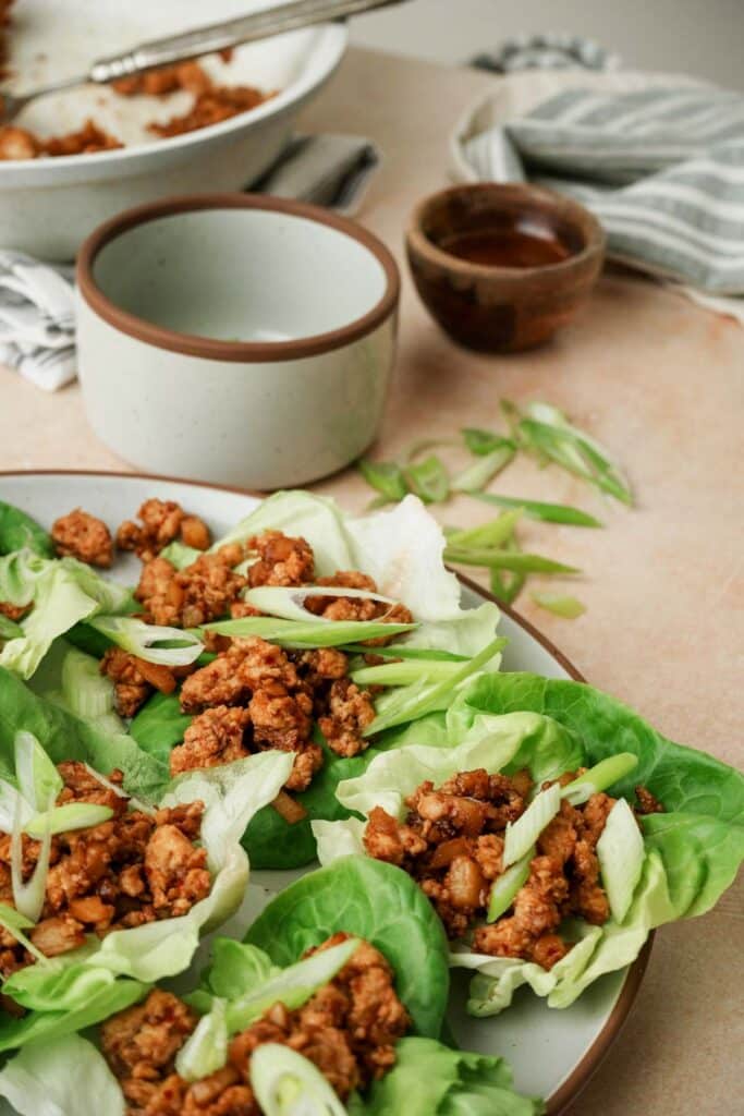 Szechuan Chicken Lettuce Wraps Recipe - Went Here 8 This