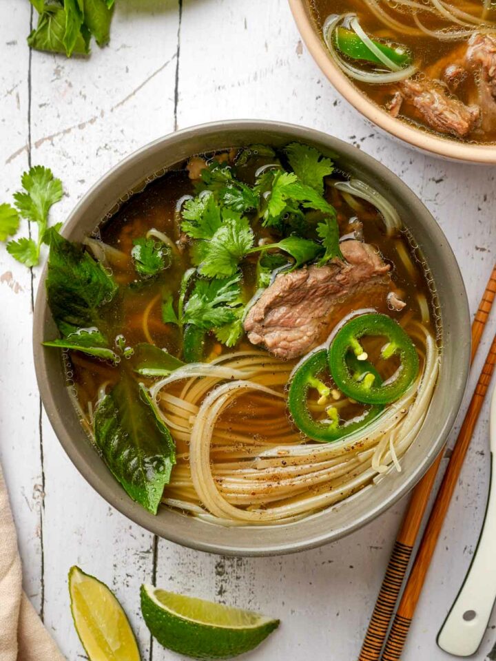 Instant Pot Pho (Beef Pho Recipe) - Went Here 8 This