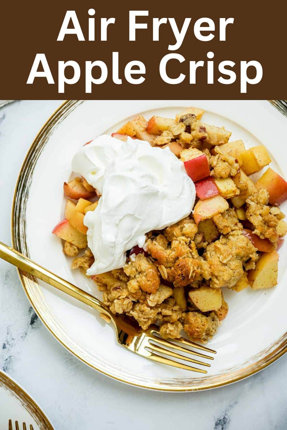 Easy Air Fryer Apple Crisp