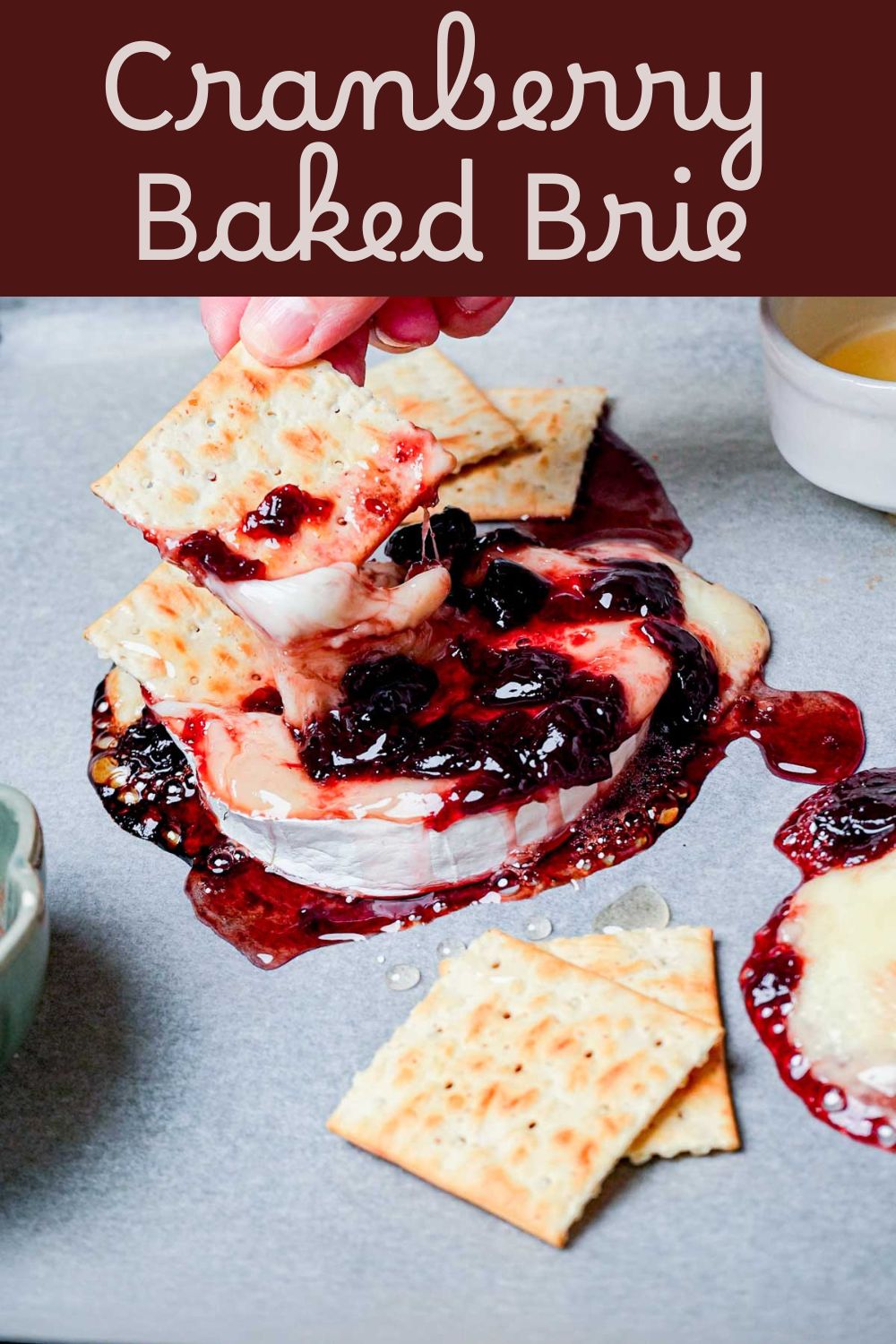 Simple Cranberry Baked Brie Recipe