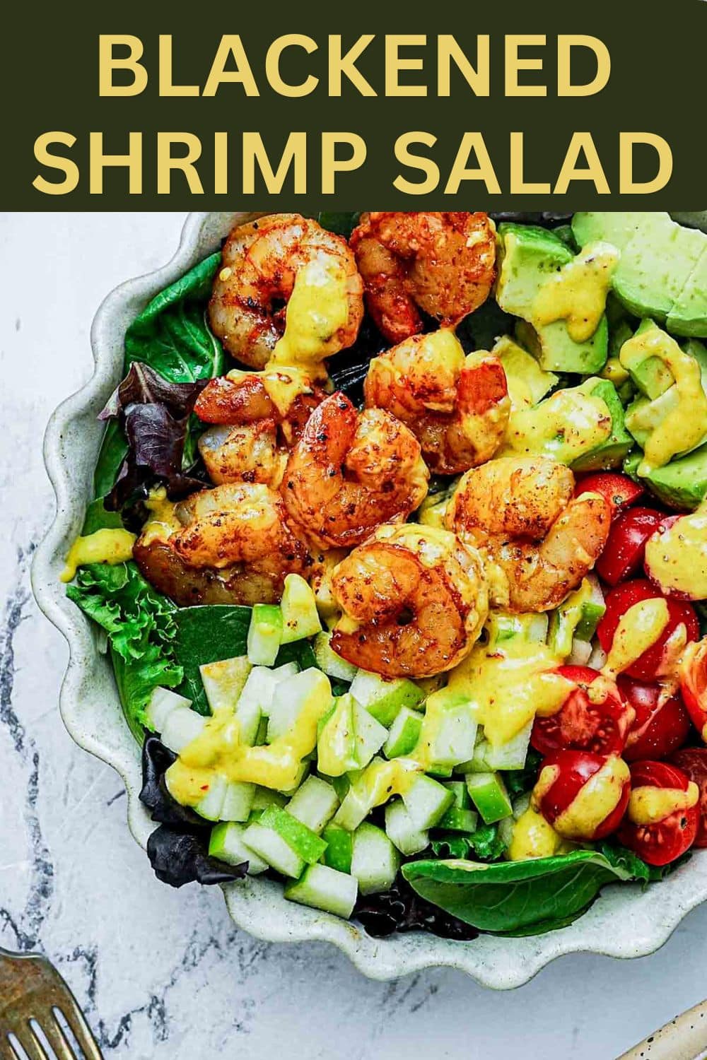 Spicy Blackened Shrimp Salad Recipe